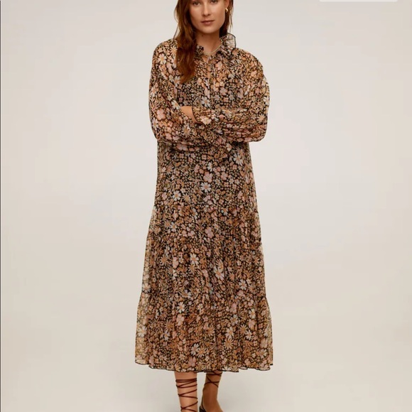 Mango Dresses & Skirts - NWT Mango Floral chiffon dress